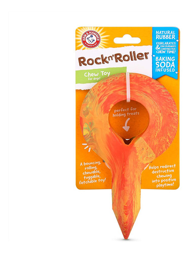 Masticable Arm & Hammer Rock-n-roller Para Perros Con Pelota