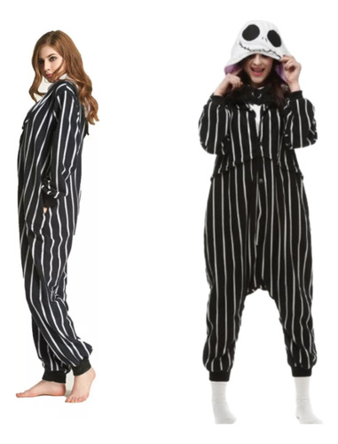 Pijama Mameluco Disfraz Calavera Pijamas Niños