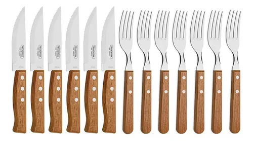 comprar Juego Barbacoa Tramontina Dynamic Jumbo Madera Natural 12pz