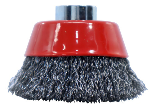 Cepillo Copa Rizado 60mm Pegasso Acero Uso Prof. Amoladora