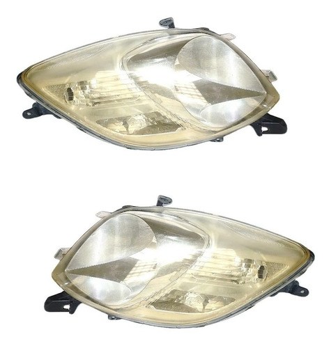 Faros Derecho Izquierdo Yaris 2006 2007 2008 2009 Japones 