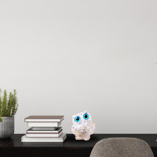 6 Decoración De Escritorio Mini Búho Estatuilla Ornamento,