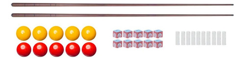 Mesa De Jogo De Sinuca E Bilhar 1,70x0,85m Com Acessórios