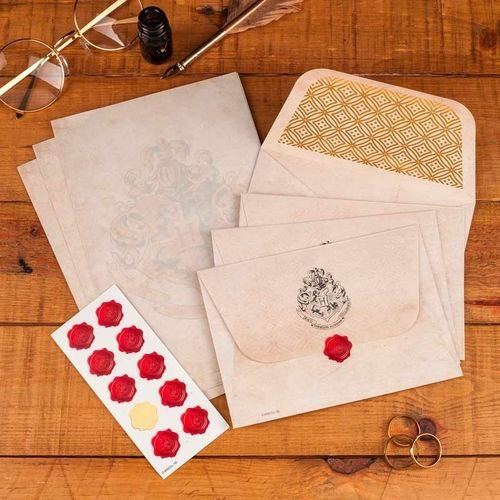 Set Para Escribir Cartas Hogwarts Harry Potter Paladone