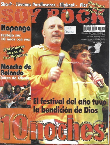 Soy Rock N 19_2005_diego Maradona_gustavo Cordera_kapanga_cd