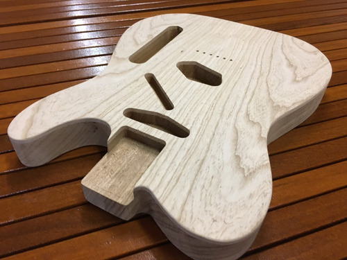 Corpo Guitarra Modelo Tele Top Swamp Ash