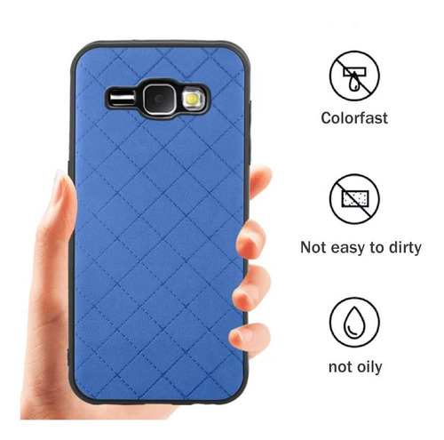 Funda Para Samsung Galaxy J1 2016 / Amp 2 De Color Azul Azul Liso