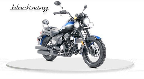 Islo Black Wing 250cc Color Negro - Azul Chopper