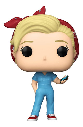 Funko Pop Tv: Parks And Rec - Leslie The Riveter, Multicolor