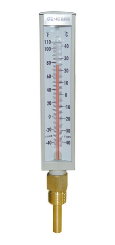 Termometro Genebre Capilla Recto -40+40c