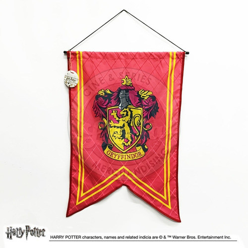 Banderín De Gryffindor Original Estandarte Tela Harry Potter