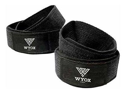 Wyox Figure 8 Weight Lifting Straps With Neoprene Wrist Jx