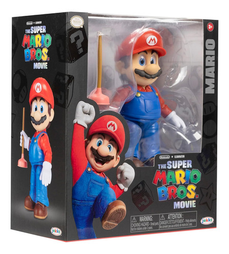 Figura  Super Mario  Bros Con Embolo (13 Cm )