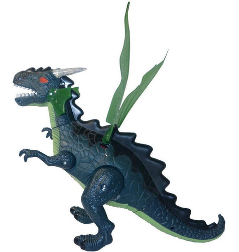 Dinossauro Tiranossauro Rex Dino Brinquedo C/ Luz E Som Cor Modelo-RF015