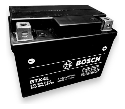 Bateria Moto Bosch Ytx4l-bs Motomel M70 2020
