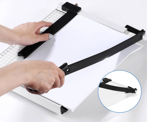 Guillotina Para Cortar Papel A4, Multifunción, Industrial,diseño De Varilla De Doble Compresión