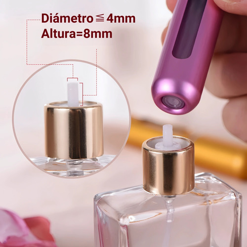 4 Mini Atomizador Para Perfume Botellas De Perfume 5ml Viaje