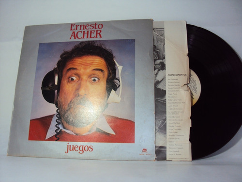 Vinilo Lp 19 Ernesto Acher Juegos 