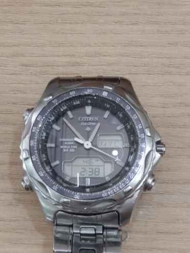 Citizen Eco-drive Hora Mundial Cronógrafo