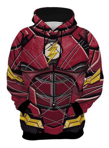 Moletom Blusa Flash Dcu Universo Dc Canguru Ref0534