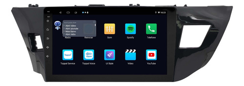 Multimidia Corolla 14/17 Android 14 2gb Octcaore Voz 10p 4g