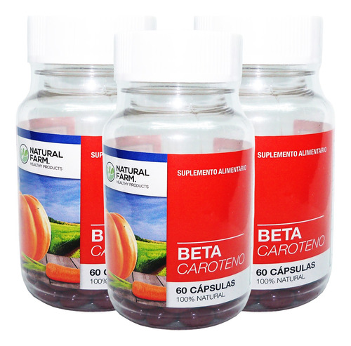 3 Meses Betacaroteno 180 Caps 10.000 Ui Vitamin A Antioxida