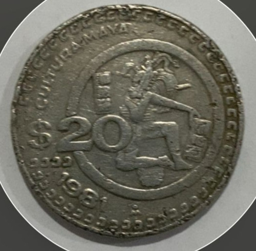 Moneda 20 Pesos Mexicanos 1981