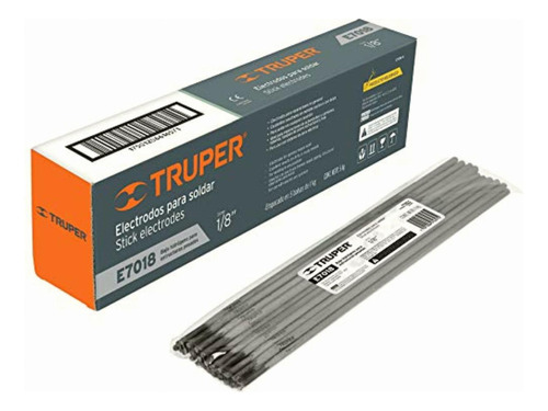 Truper E7018-4, Electrodo 7018 De 1/8 , Bolsa De 1 Kg