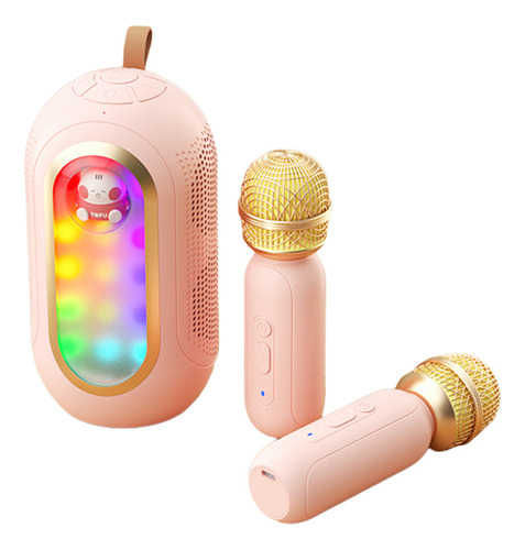 Altavoz Karaoke Machine Mic Para Niñas, Color, Altavoz Exter