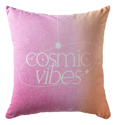 Cojin Decorativo Cosmic Vibes Doble Vista Vianney 88454 Color Fucsia