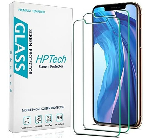 Hptech 2-paquete De Vidrio Templado Para iPhone 11 Dyysq