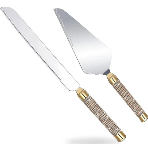 Cuchillo Y Espátula Para Torta