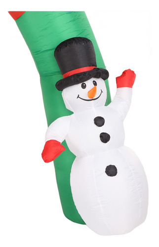 Arco Navideño Iluminado, Inflable, Led, Papá Noel