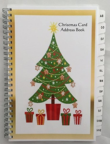 Tarjeta De Navidad Libreta De Direcciones Lista Organizador