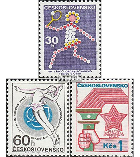 Checoslovaquia 2121-2123 (edición Completa) 1973 Deportes (s