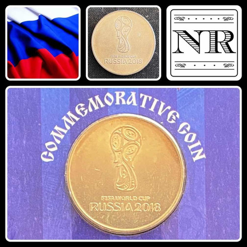 Rusia - 25 Rublos - Año 2018 -  Blister + Moneda - Logo