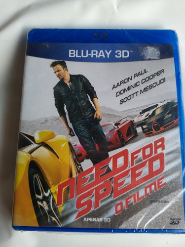 Blu-ray Need For Speed O Filme