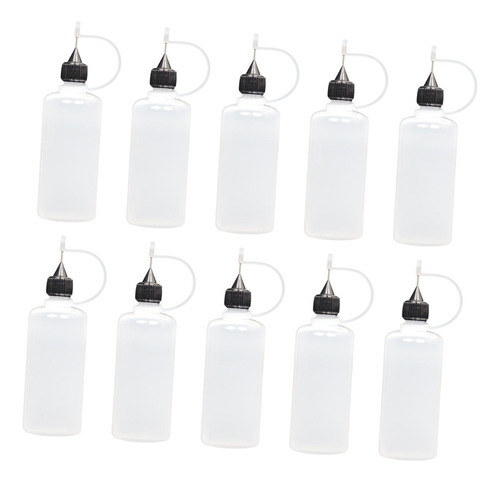 10 Uds. Botellas Con Punta De Precisión, Botellas 60ml