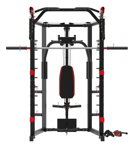 Jaula Power Rack Smith Con Banco Ajustable - Sid-s8700