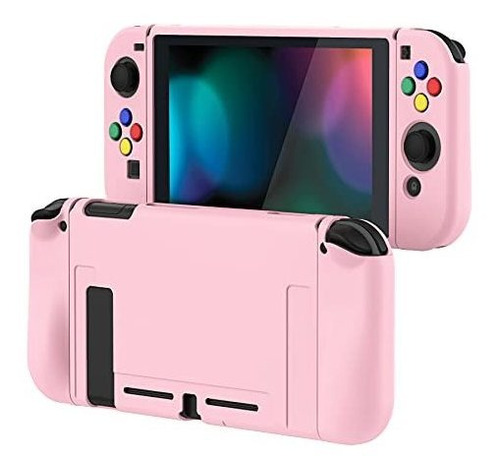 Funda Para Nintendo Switch Protectora Tpu Flexible Rosa