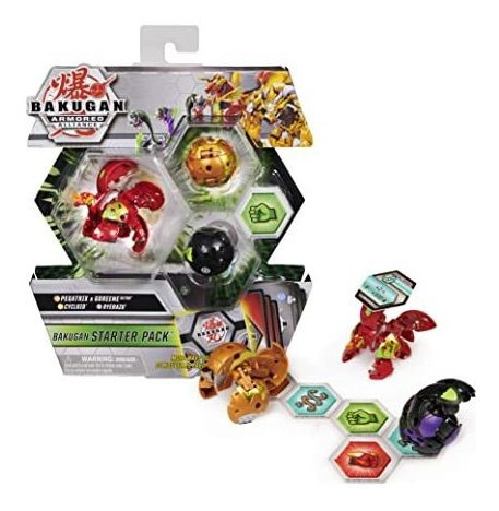 Bakugan Starter Pack 3-pack, Pegatrix X Goreene 87mgj