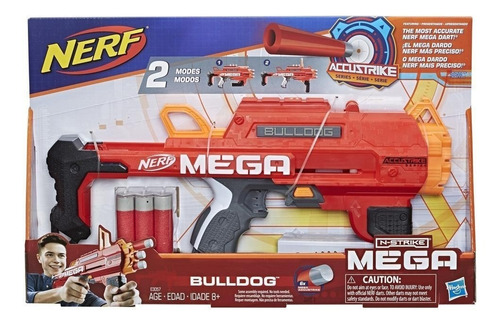 Nerf Pistola Lanza Dardos Mega Bulldog Hasbro Original