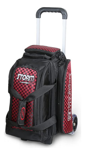 Bolsa De Bolos A Cuadros Rojos Storm 2 Bolas Rolling Thunder