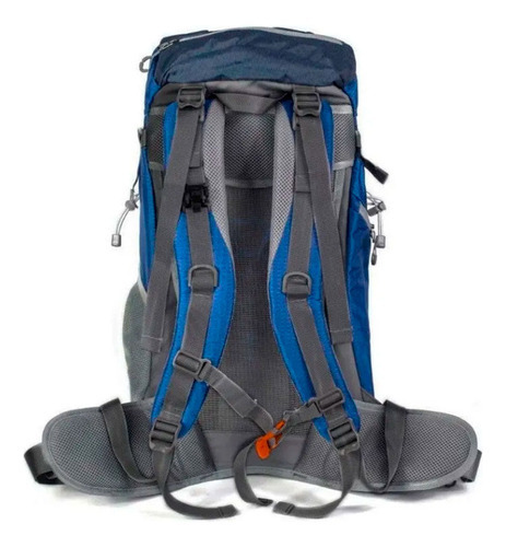 Mochila Spinit Epecuen 45  5 Litros Camping Trekking Color Azul/Gris