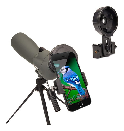 20-60x60 Hd Spotting Scope Bak4 Telescopio Ocular En Ángulo