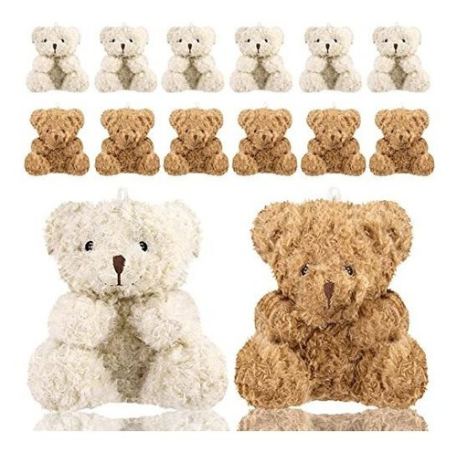 12 Pieces Plush Mini Oso De Peluche 4 Pulgadas T18fn