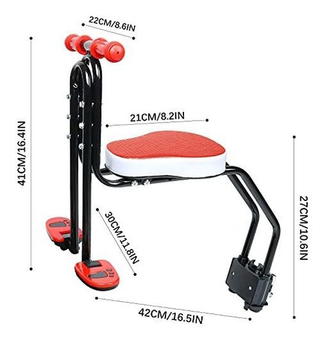 Asiento De Bicicleta Infantil Innolife, Asiento De Bicicleta