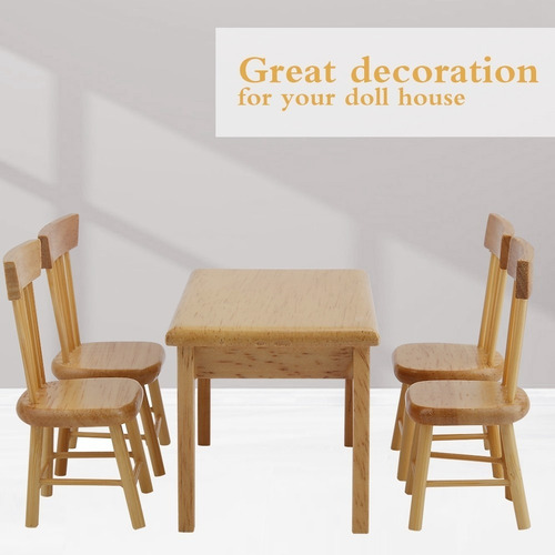 . Juego De Modelos De Sillas De Mesa De Comedor 5 Piezas