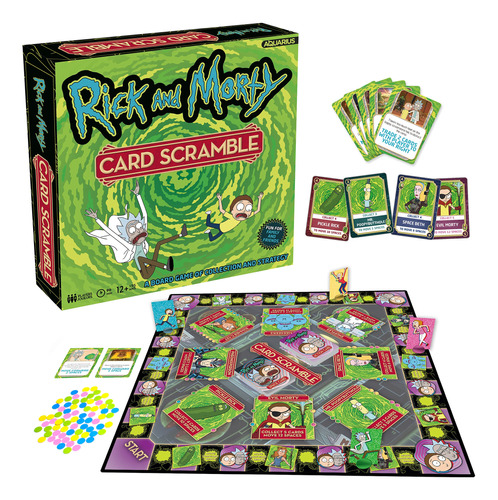 Aquarius - Juego De Mesa Rick And Morty Card Scramble