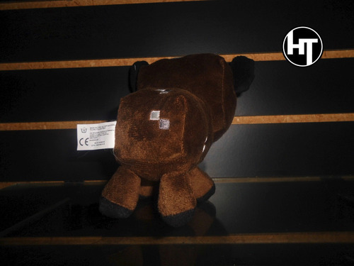 Imagen 4 de 4 de Minecraft, Vaca, Peluche, Original Jazware Toys, 5 Pulgadas.